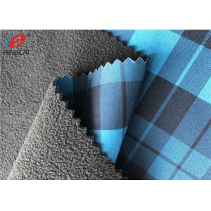 China Printed Softshell TPU Coated Fabric Woven Fabric Bonded Polyester Polar Fleece Fabric supplier