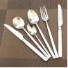 China Newto whitle color dinnerware/ flatware/colorful cutlery set/whitecutlery wholesale