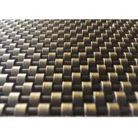 China 4mm Architectural Metal Mesh Stainless Steel Bronze Color For Ceilings Fabric on sale