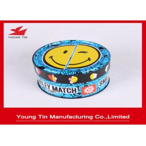 China Children Playing Cards Packaging Metal Box Container Colorful Design Printed supplier
