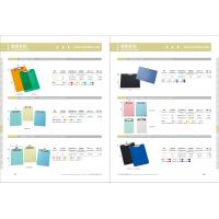 China Solid Color Office Stationery Items Frosty Plastic Transparent Clipboard A3 A4 A5 on sale