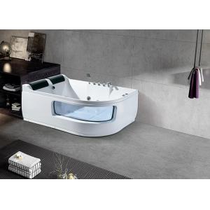 Massage Bathroom Jacuzzi Tub , 2 Seats Whirlpool Acrylic Bathtub