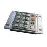 China Ss PCI CDM Industrial Keypad 16 Button For ATM Machine Panel Mounted IP65 Waterproof wholesale