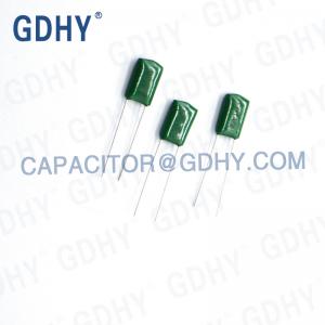 China CL11 2A103J 0.01uF 100V Polyester Film Capacitor supplier