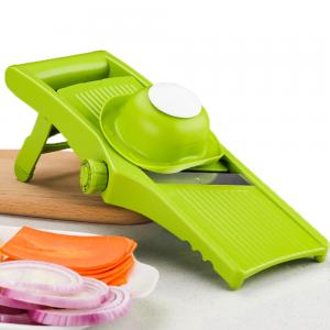 Durable 304 SS Mandoline Cheese Slicer For 0-6mm Vegetable Thickness