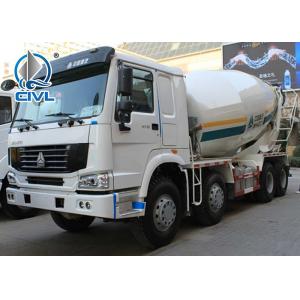 371HP 10cbm 8x4 Concrete Mixer Trucks with EURO2 Standard , Diesel Truck