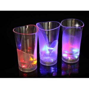 christmas ornament colorful flashing plastic led cup