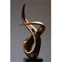 China Resin Outdoor Abstract Sculpture Wrought Copper Handmade Metal Sculpture on sale
