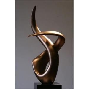 Resin Outdoor Abstract Sculpture Wrought Copper Handmade Metal Sculpture