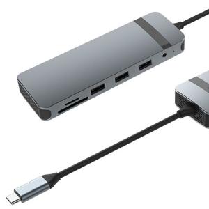 China 10 イン 1 USB C ドック USB ハブ 4K HDMI USB C から USB マルチポート アダプタ ラップトップとノートPC supplier