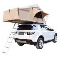 China Beige 3 Person Rooftop Tent 143X310X126CM Cotton Canvas Auto Rooftop Tent on sale