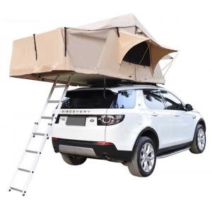 China Beige 3 Person Rooftop Tent 143X310X126CM Cotton Canvas Auto Rooftop Tent supplier