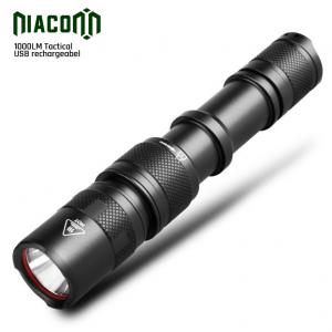 China High Brightness Tactical Led Flashlight USB Rechargeable Cree Xml 10w Tactical Torch supplier