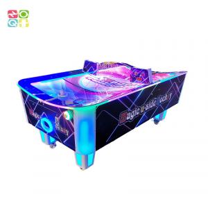 U Shape Curve Playfield Air Hockey Table Amusement Arcade Machine For 2 Players