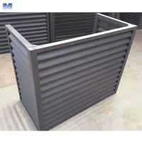 China Aluminium Balcony Wall Air Conditioner Cover Decorative Grille Design on sale
