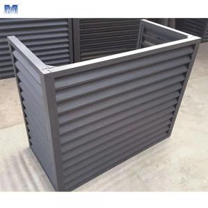 China Aluminium Balcony Wall Air Conditioner Cover Decorative Grille Design supplier