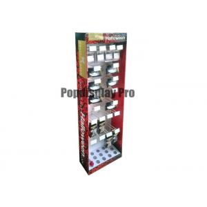 China 48 Recyclable Cardboard Hook Display with 20 Peg Hooks Easy Assembly supplier