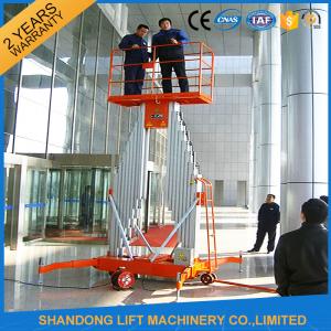 China Mobile Aerial Working Electric Lift Ladder Renting Scaffolding with 4 Wheels supplier