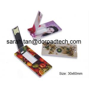 China Wholesale Promotional Gifts Customized Logo Mini Credit Card USB Flash Drives supplier