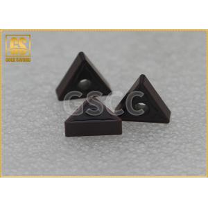 Hard Steel Triangle Carbide Inserts , Hardbess Tungsten Carbide Tool Inserts