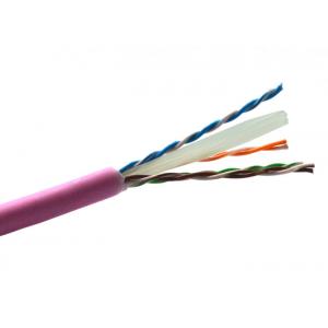 China UTP Ethernet Patch Cable Cat 6e 8 Core 4 Pairs For Indoor Transmission supplier
