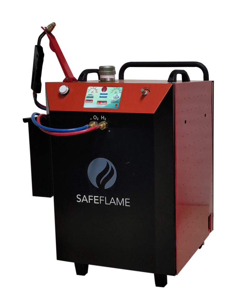 China Safeflame Oxygen Hydrogen Gas Flame Brazing Machine для рынка Соединенного Королевства supplier