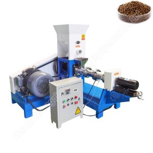 China Dry Dog Food Making Machine In South Africa Twin Screw Fish Feed Extruder Machine on sale