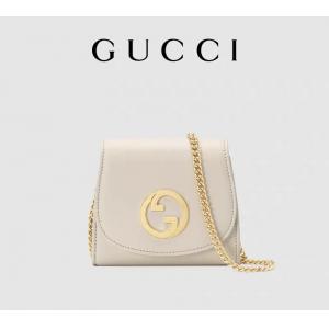 White Leather Custom Branded Bags Medium Blondie Gucci Handbag