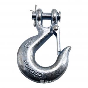 China Caron Steel Crane Block Hook Clevis Slip Latched Cargo Hook for Heavy Industry Needs supplier