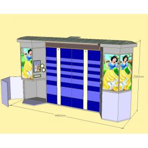 Reverse Recycling Vending Machine Large Capacity Auto Sort, Compressed, Counting. Service Kiosk Terminal