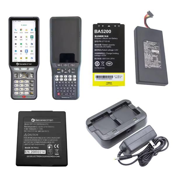 Batterie pour appareil portable UniStrong STONEX P9III/P9IV/C5/UC10 BP-1S BA5200 BP-1S BP-E7 BP-K, chargeur, câble de données