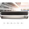 Aluminum Silver Overhead Door Commercial Air Curtains With Low Noise Air Door