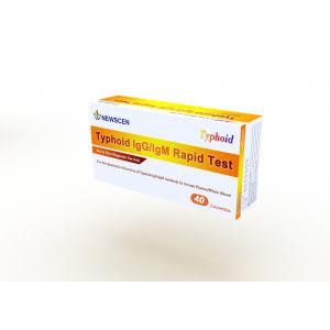 Infectious Disease 30ul Plasma Typhoid IgG IgM Rapid Test