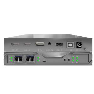 China Fiber KVM Matrix Node with Integrated SFP I/O Cards, 4K 4:4:4 Support, and Video Wall Control wholesale