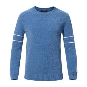 China Crew Neck Mens Warm Winter Sweaters Slim Fit Custom Logo Multi Colored supplier