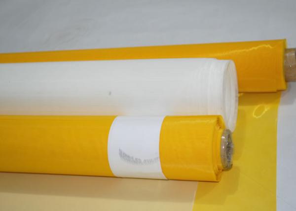 Сетка скрепляя болтами ткани 60 полиэстера низкой упругости белая для печатания/
