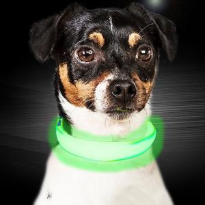 C903 Hot Sale New Pet Product High Quality Usb Battery Custom Ties Motion LED  Light Dog Collar for Pets