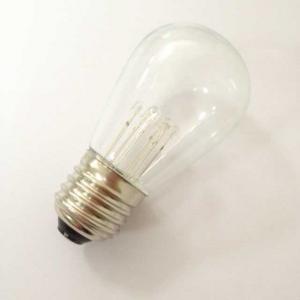 China wholesale S14 LED lightbulbs 0.5w warm white clear glass decoration lighting