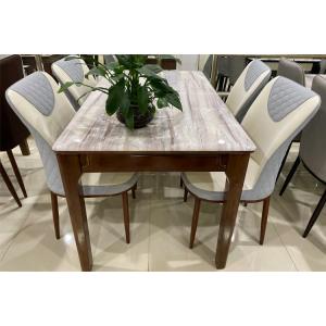 Luxury Style Modern Dinette Sets Rectangular Shape Dirt Resistant