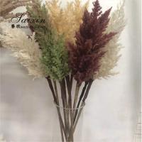 China Wholesale Large fluffy Pampas grass bouquet  Artificial flowers for wedding decoration on sale