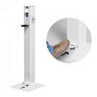 China Custom Touch Free Hands Wash Station Hands Free Foot Operated Sanitizer Dispenser Stand on sale
