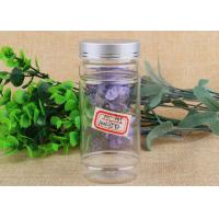 China Customized Small Capacity Clear Plastic Cylinder Package Bottle With Screwcap on sale