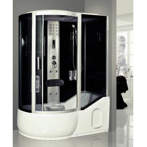 Large Steam Shower Tub Combo Jacuzzi Shower Stalls With 6 Directional Hydrotherapy Jets