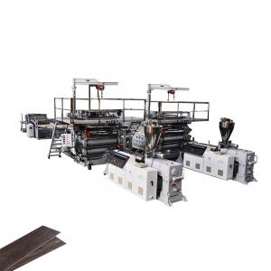 SPC Flooring Sheet Extrusioni Machine Stone Plastic Composite Sheet Production Line