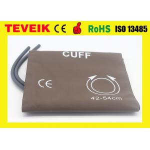 China Double Hose Adult Non Invasive Blood Pressure Cuff Bladder 20.5x38cm supplier