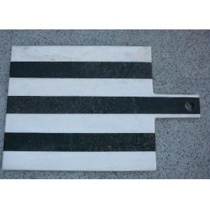 Stone Cheese Cutting Board Black And White 35x25cm Food Safe Insulated