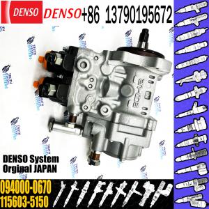HP0 Diesel Fuel Injection Pump 094000-0670 1-15603515-0 For 6WG1 Engine