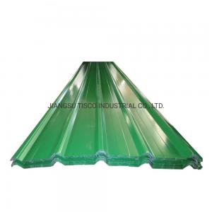 China 8ft Gi Roofing Sheet Green S220GD Color Coated Colored GI Sheet supplier
