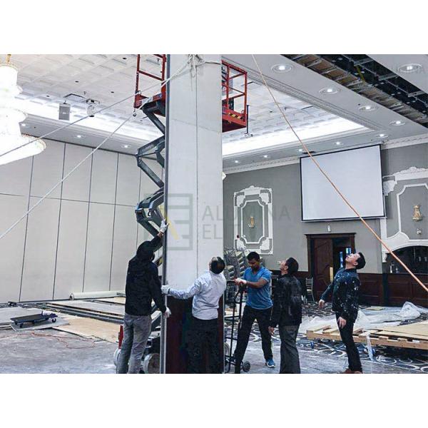 China Customizable Acoustic Partition Wall with 6061-T6 Aluminum Alloy Frame and 56db Sound Insulation wholesale