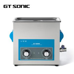 China Laboratory Industrial Ultrasonic Cleaner SUS304 6L 40kHz 150W With Drain Valve supplier